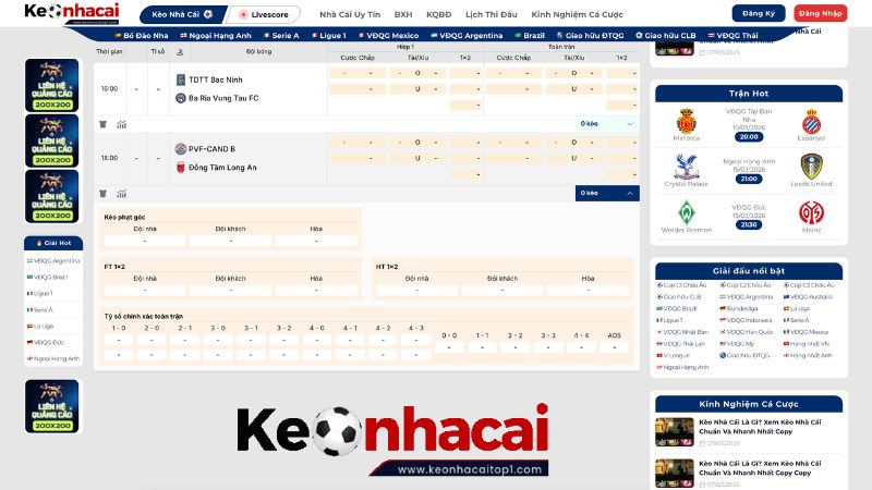 Keonhacaitop1 cung cấp thông tin chính xác về giải Hạng Nhất Việt Nam Keonhacaitop1 cung cấp thông tin chính xác về giải Hạng Nhất Việt Nam